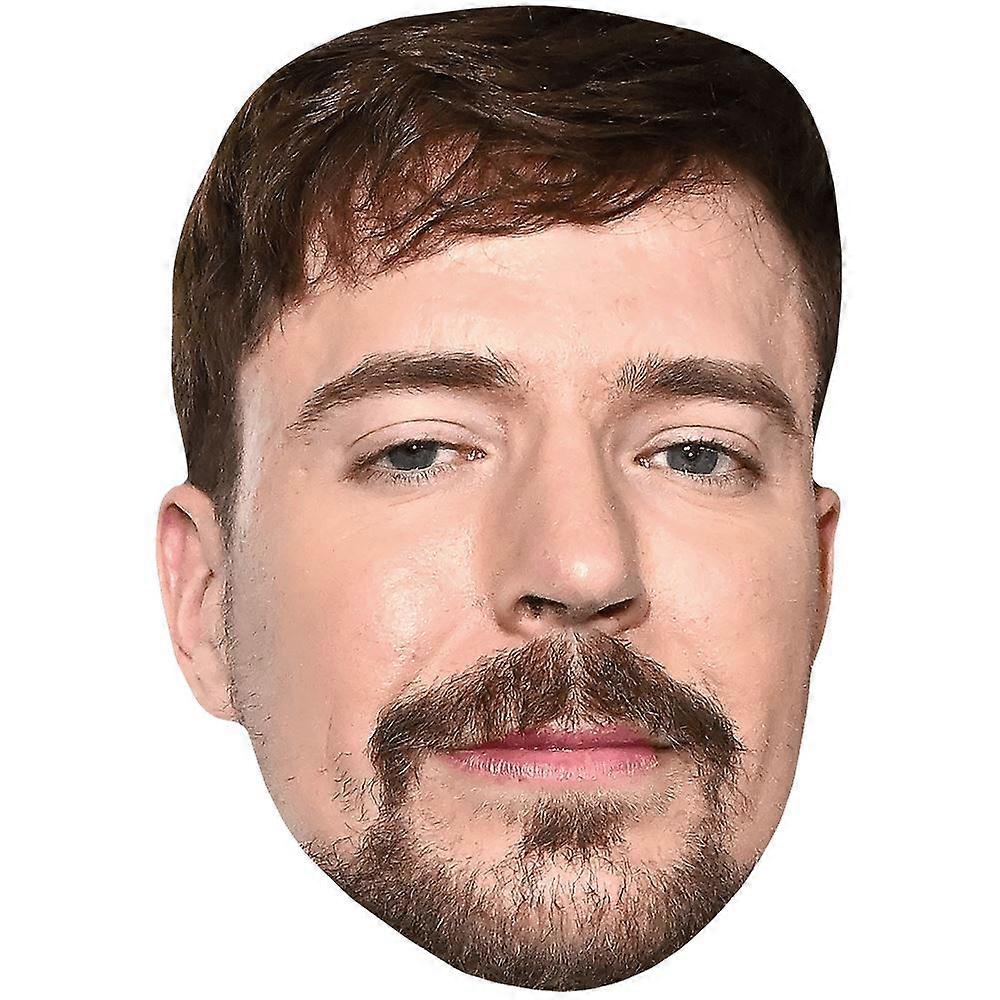 Jimmy Donaldson (Beard) Big Head. Larger than life mask.
