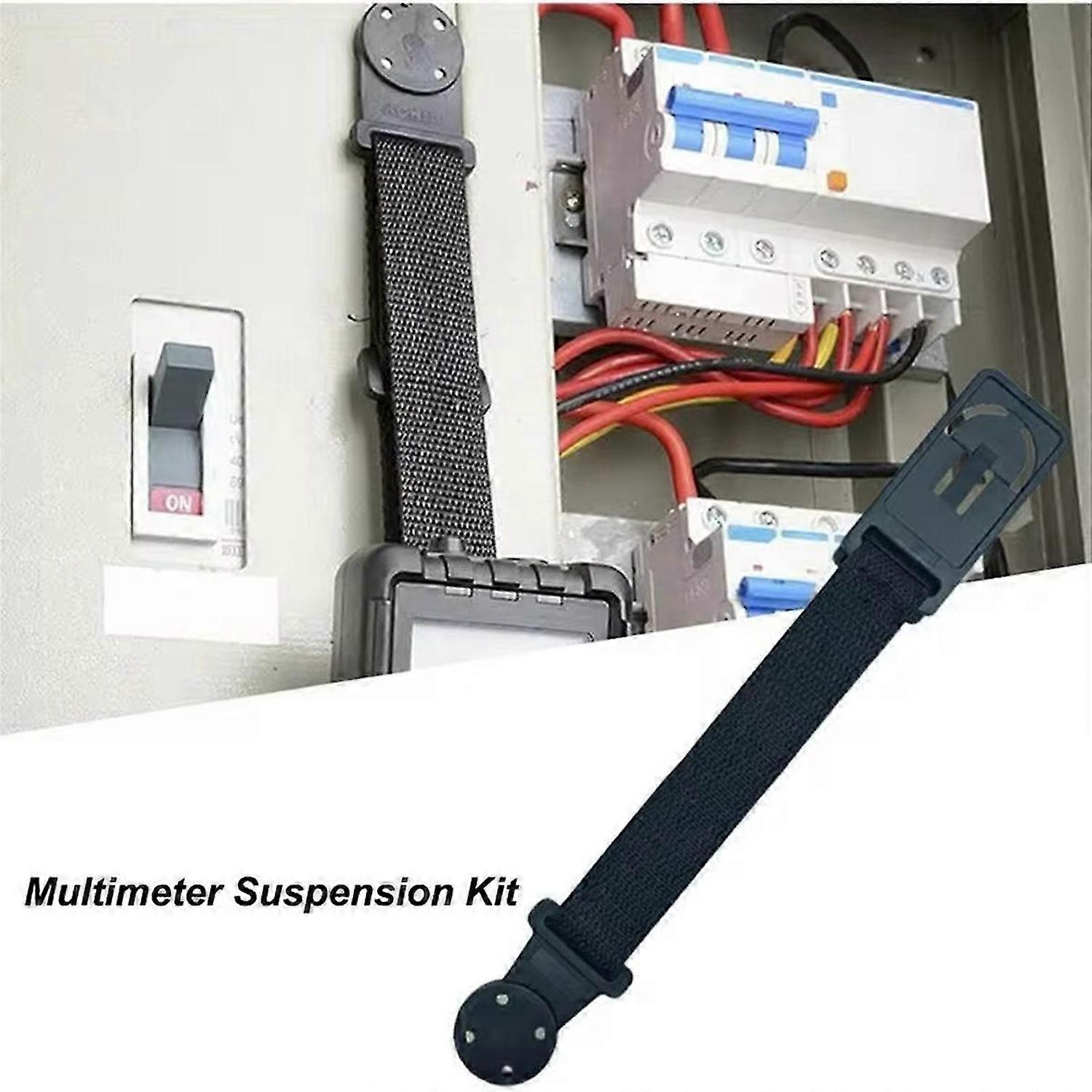 Multimeter Magnet Hanger Digital Meter Mounting Strap Kit Stable Installation Meter Hangable Belt fo