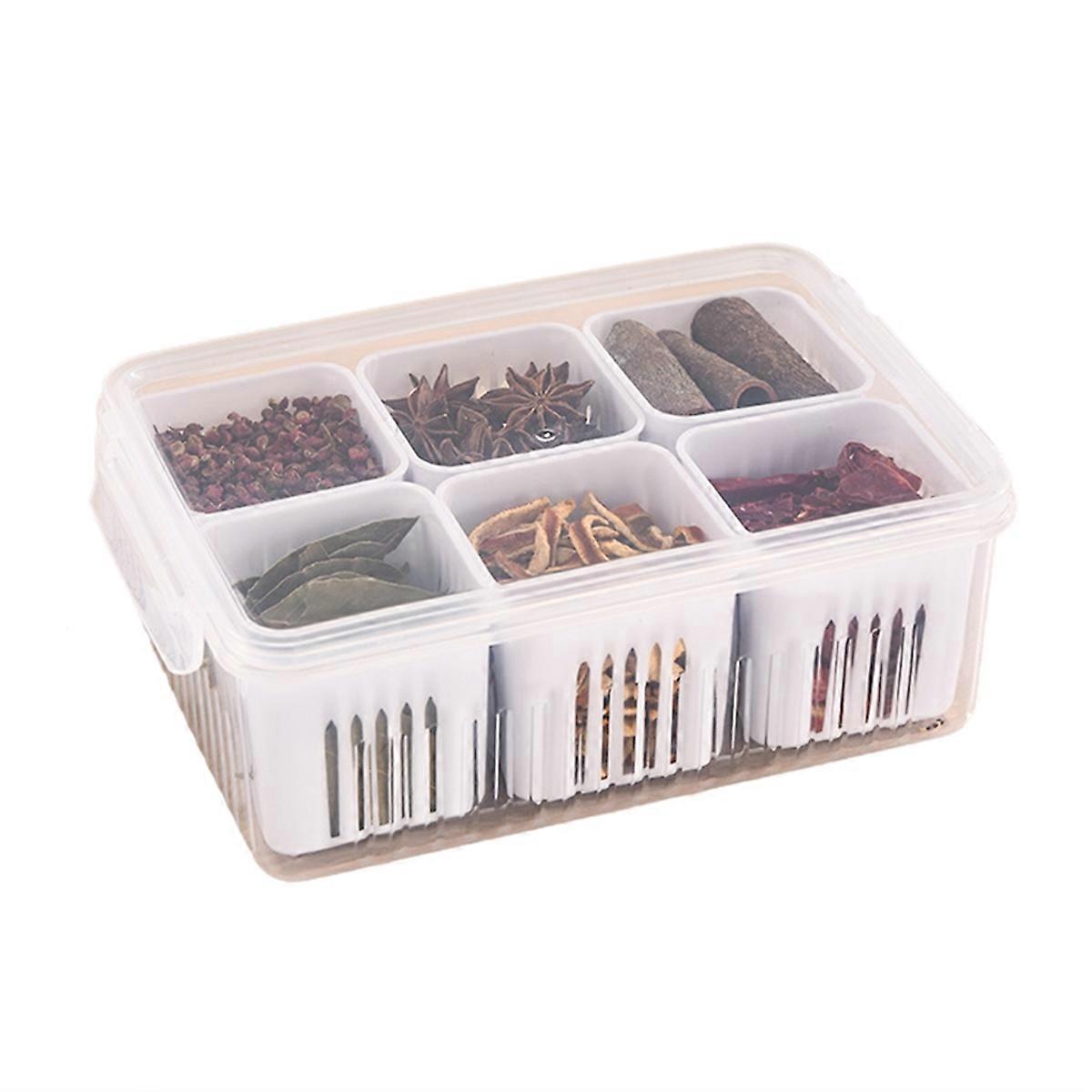 1PC Condiment Jars Countertop Spice Organizer Storage Container,C