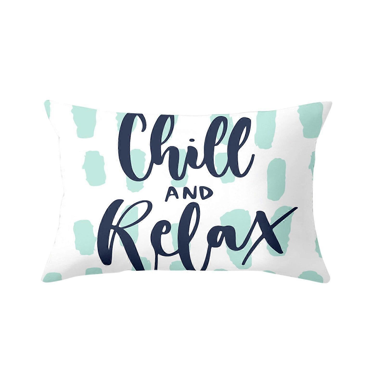 Fresh Summer Plush Throw Pillow Case 12x20 Inch Watermelon Pineapple Pattern for Sofa Window Car Patio Garden Cushion Cover 1pc