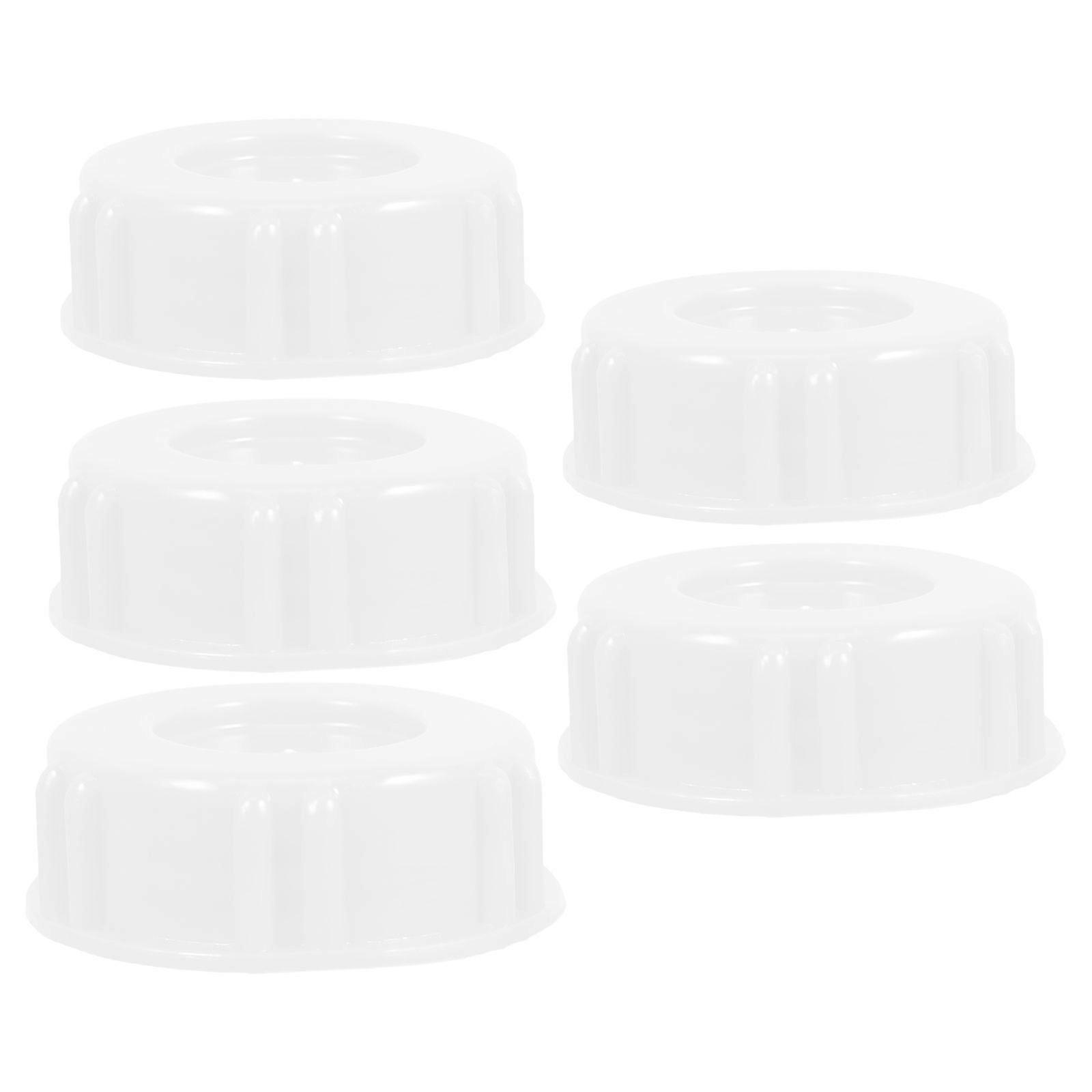 5 قطع دليل على التسرب البلاستيك دلو أغطية المسمار أعلى أغطية حمل المياه محكم غطاء التخزين الصناعي لحمل الماء سطل الطلاء الأليفة دلاء المواد الكيميائية الغذائية