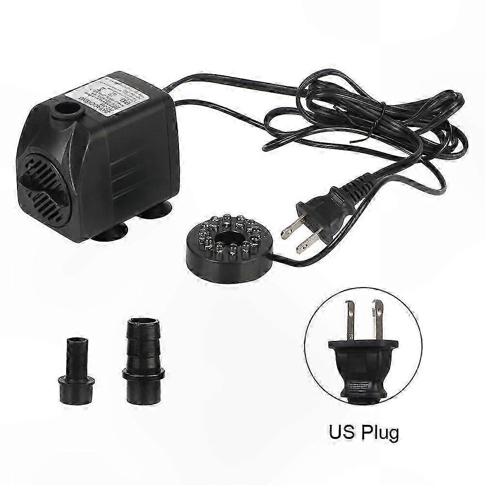 Submersible Fountain Pump with LED Lights and Power Cord Ultra Quiet Water Feature