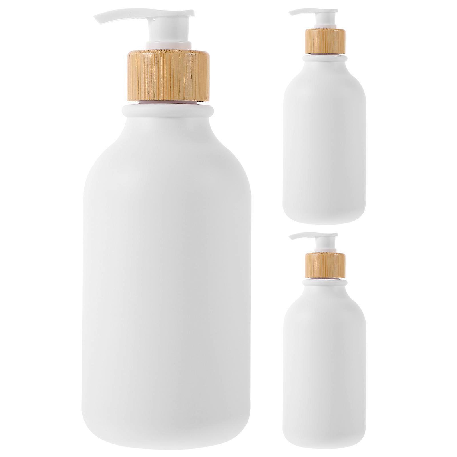Shampoo and Conditioner Dispenser Bottles for Storage Use 6Pcs White