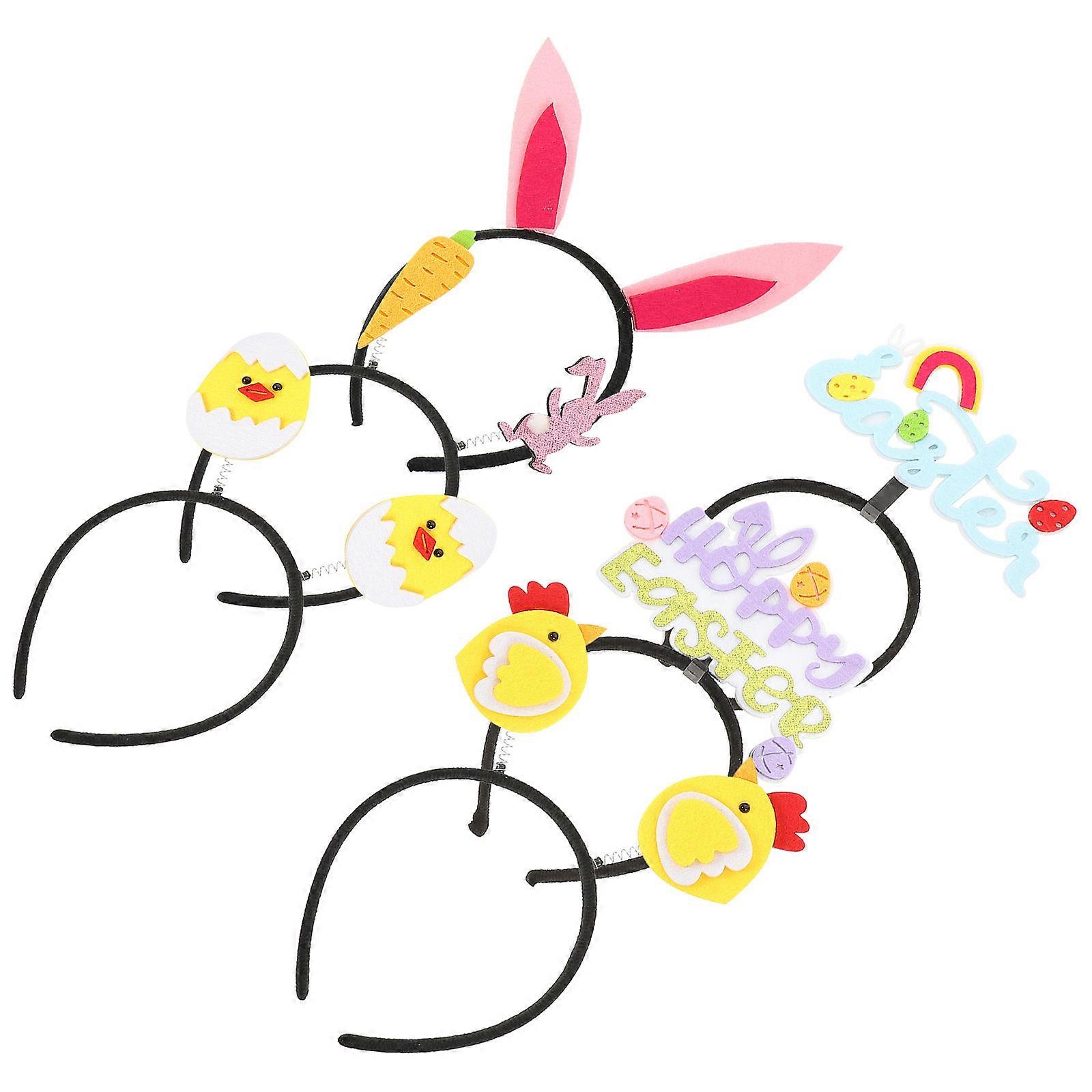 Multi Color Easter Headband Decorative Hairband for 12Pcs Party Use