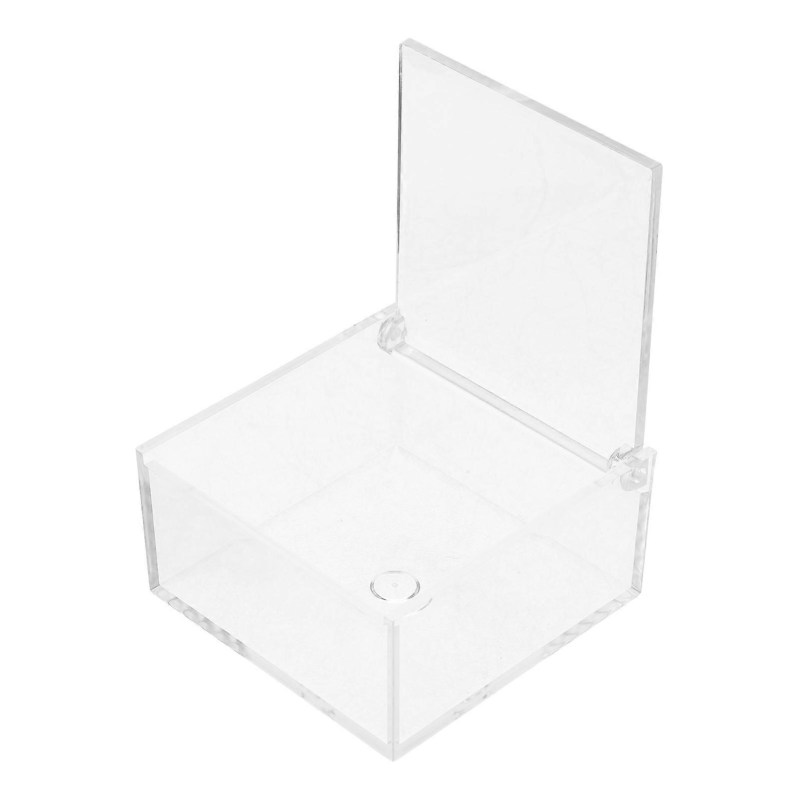Transparent Acrylic Box Display Box for Displaying 5Pcs Small Item Cases