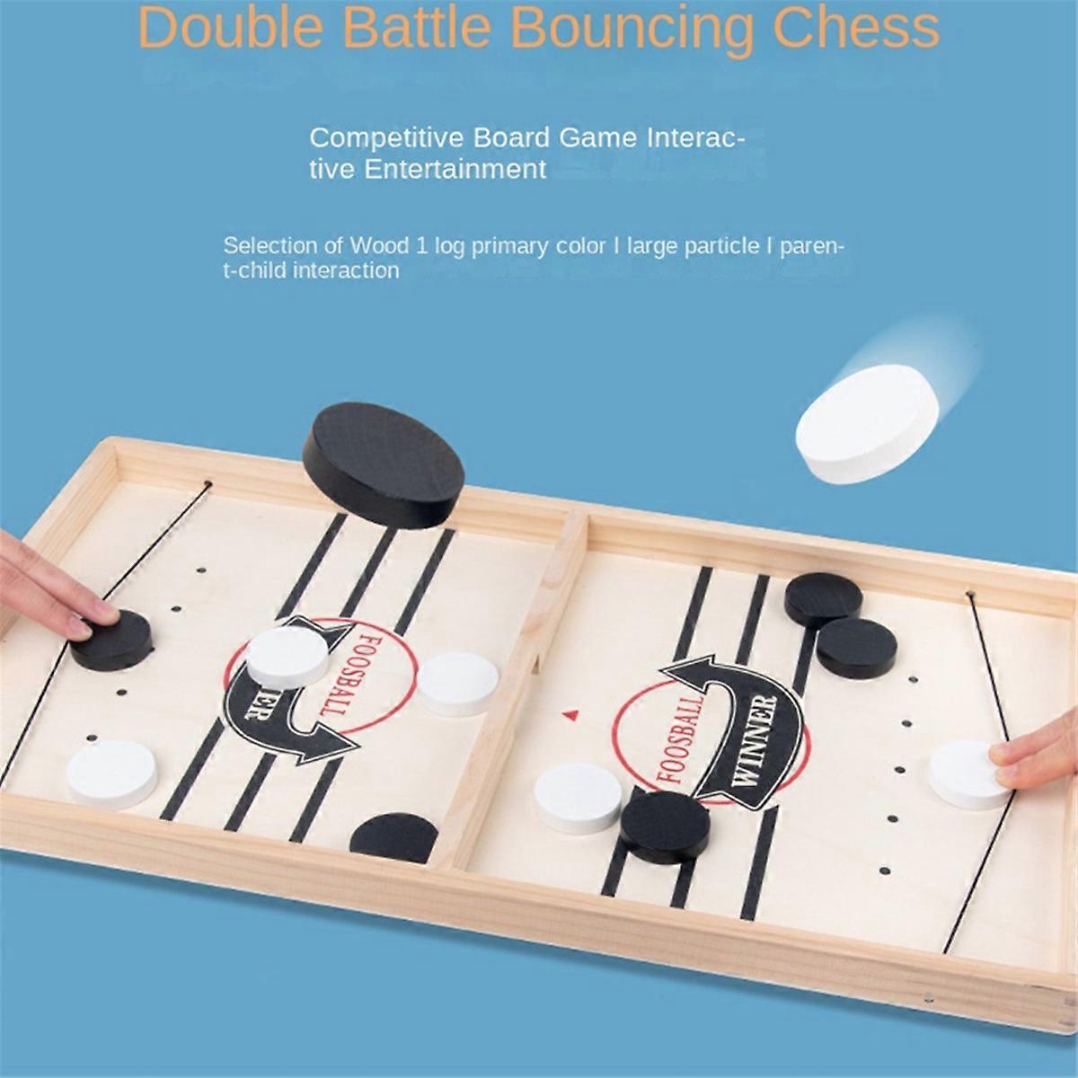 Double-Player Wooden Fun Family Parent-Child Interactive Props Small