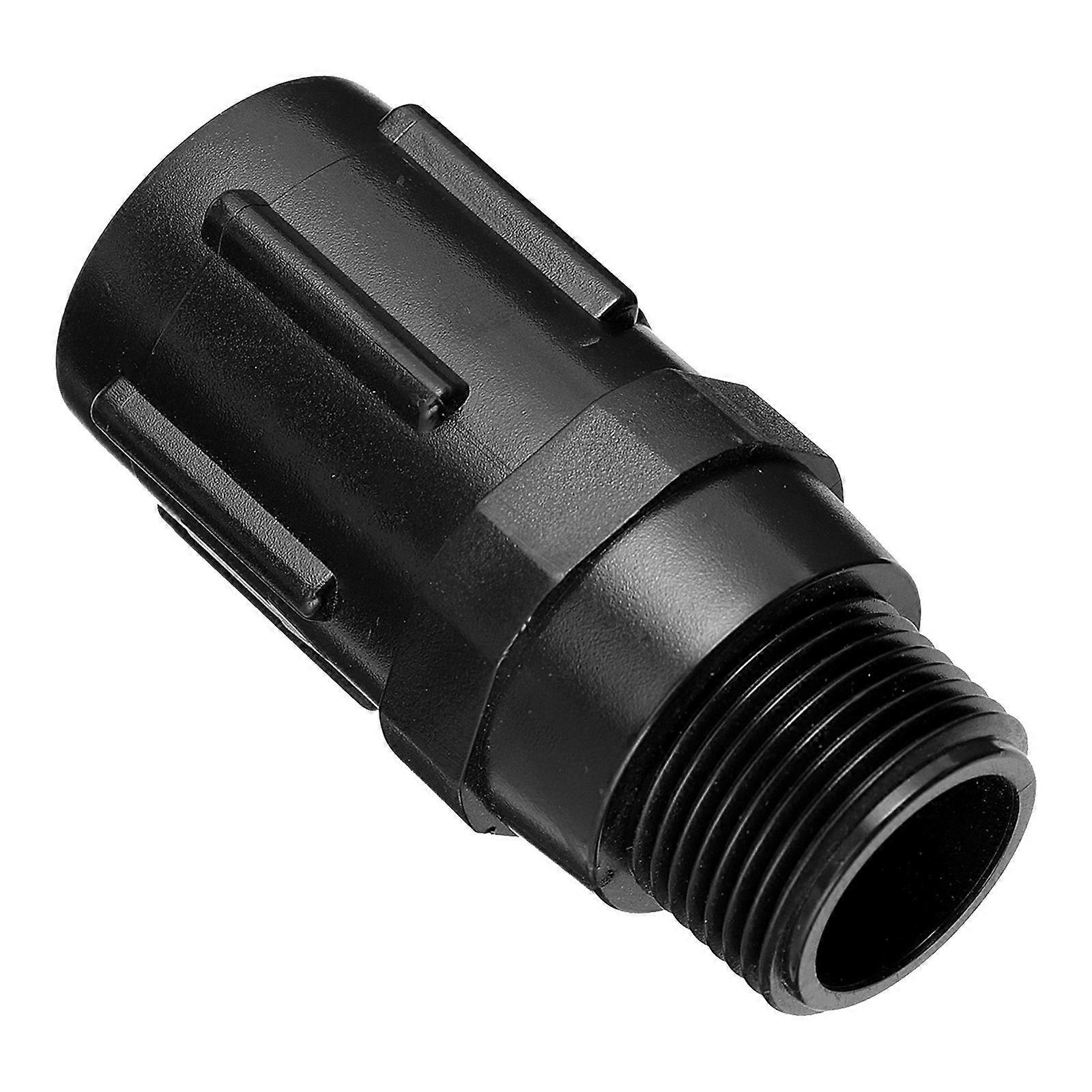 Water Pressure Regulator for Drip Irrigation System 3Pcs Black