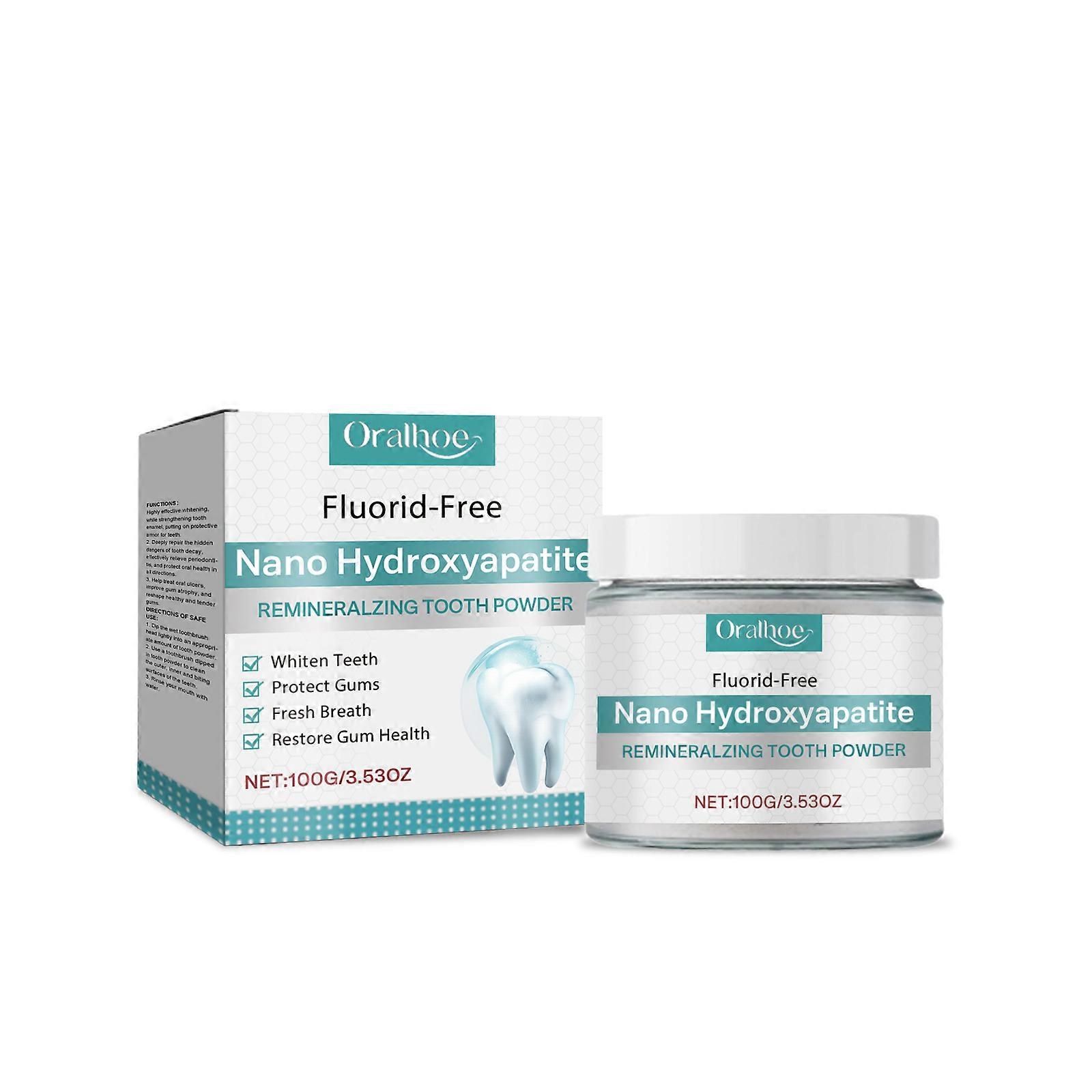 Oralhoe Tooth Powder Gently Cleans Teeth, Cares For The Mouth, And Keeps It Fresh, Lustrous And Clean For A Long Time