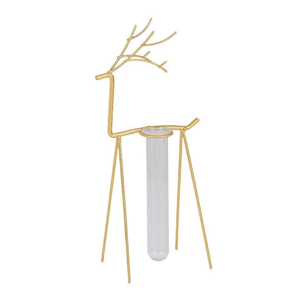 Golden Watering Vase Unique Decorative Vase for 1Pcs Desktop Accessory