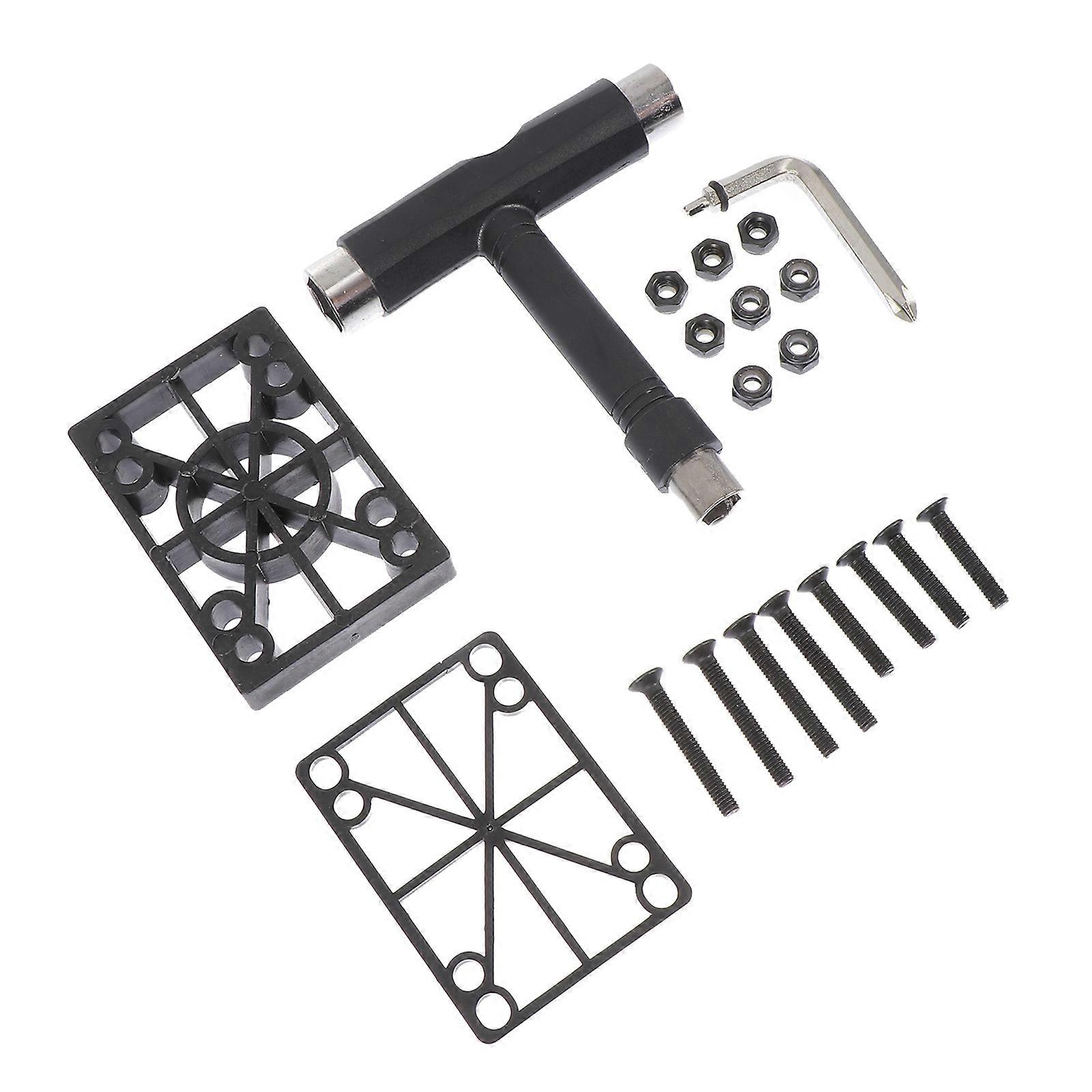 Skateboard Accessory 2 Sets Designed For Outdoor Skateboard Maintenance 10.5X10CM Durable Function Tools