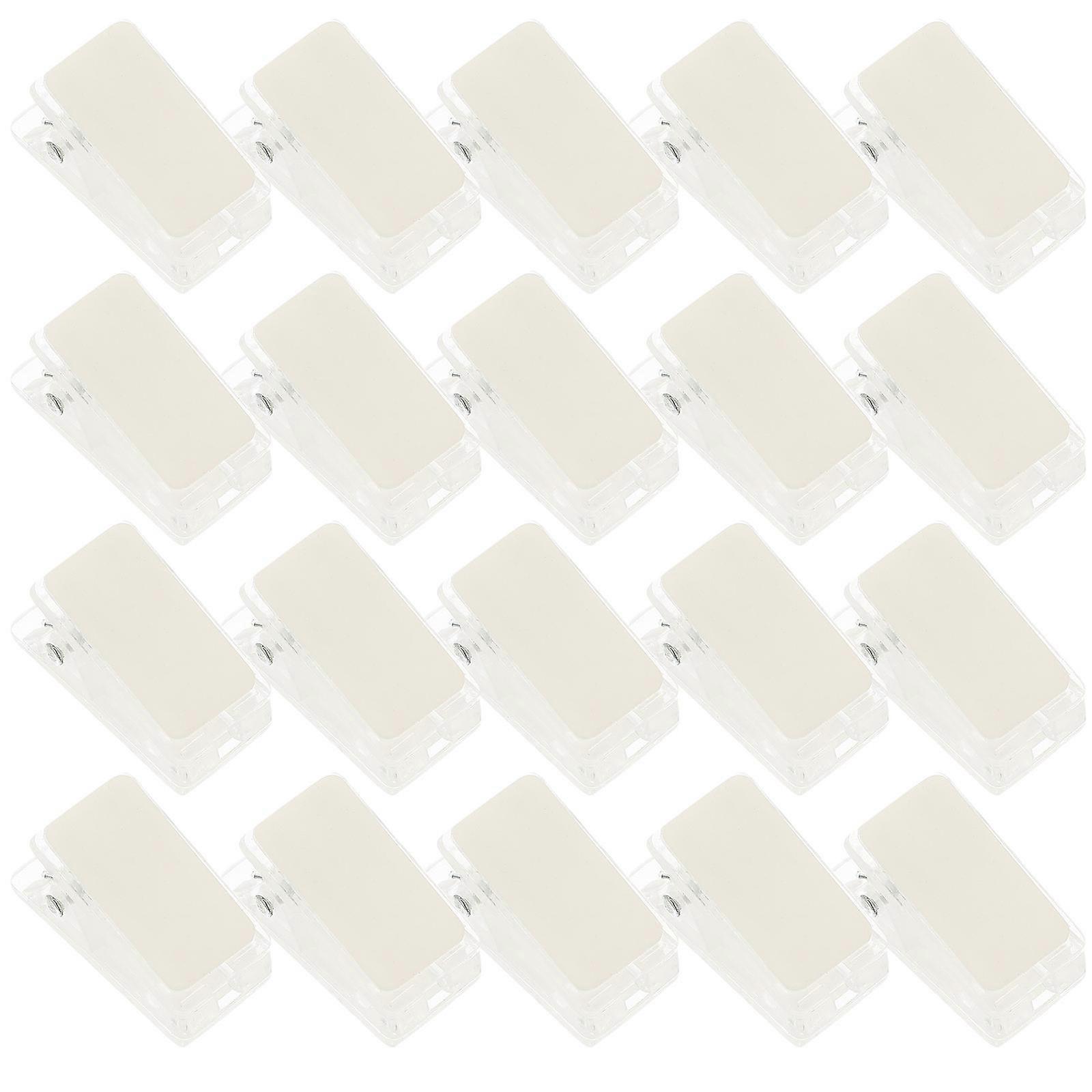 Small Sticky Spring Clips Transparent Wall Clips for Decoration 120Pcs