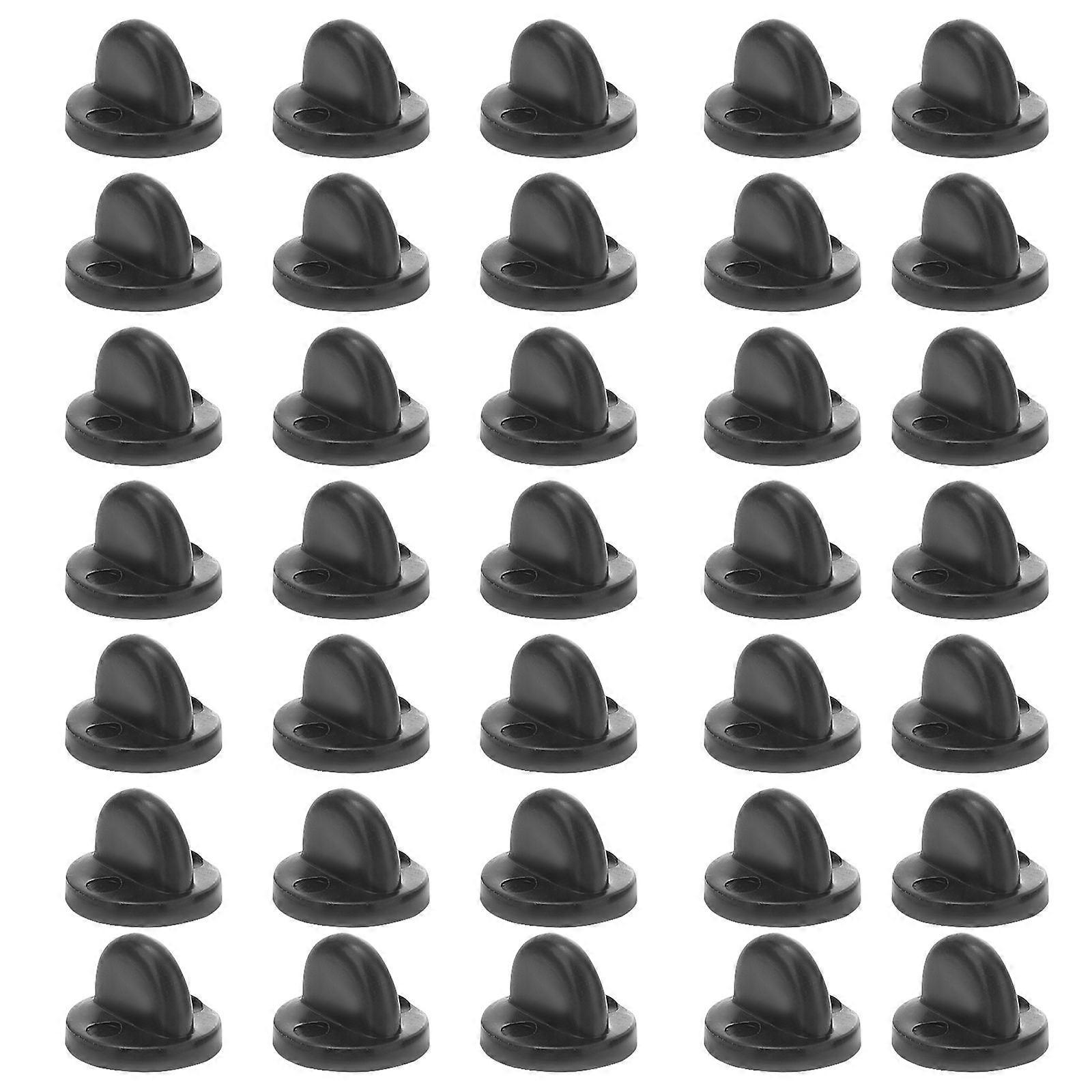 Lapel Pin Backs Clutch Pin Back Replacement for Uniform Badges 500Pcs Black