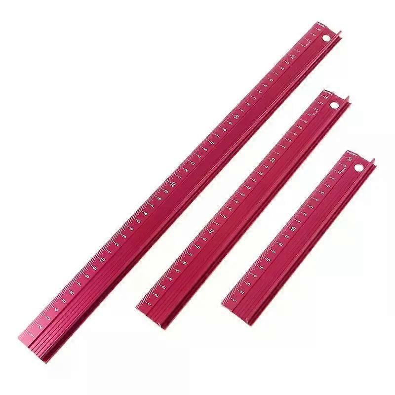 Professional Aluminum Alloy Straight Ruler Protective Scale Measuring Engineers
