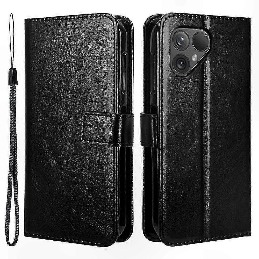 Magnetic Closure Leather Flip Case for Model 5 Smartphone