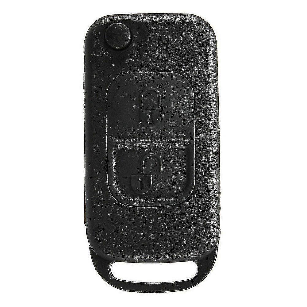 Useful Quality Durable Key Fob Key Case Shell 2 Button Replacement Accessories Black Folding Parts U