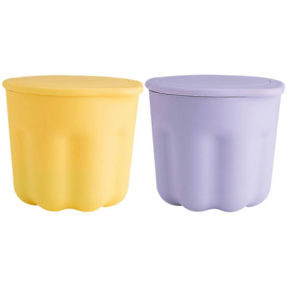 Brush Cleaning Bowl Silicone Makeup Tool Cleaner for 4Sets Brushes