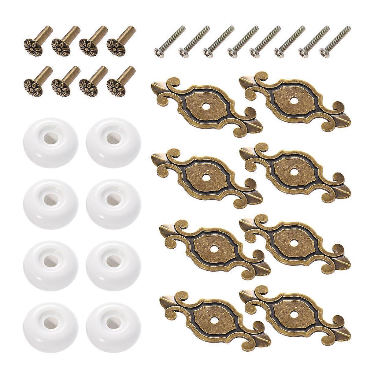 Dresser Knobs Antique Cabinet Knobs for Door Use 20Pcs Assorted Color