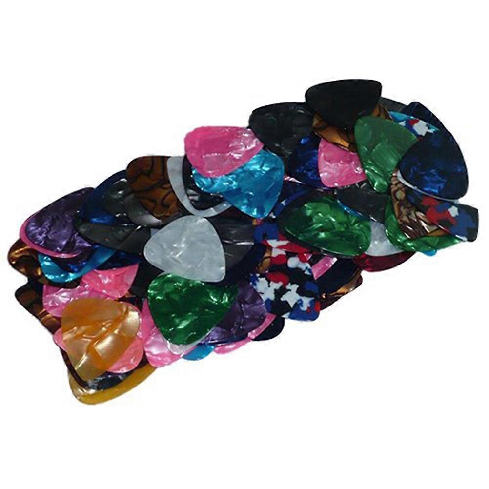 Guitar Plectrum Pick for Ukulele 20Pcs Thin Celluloid Guitar Picks Assorted Color