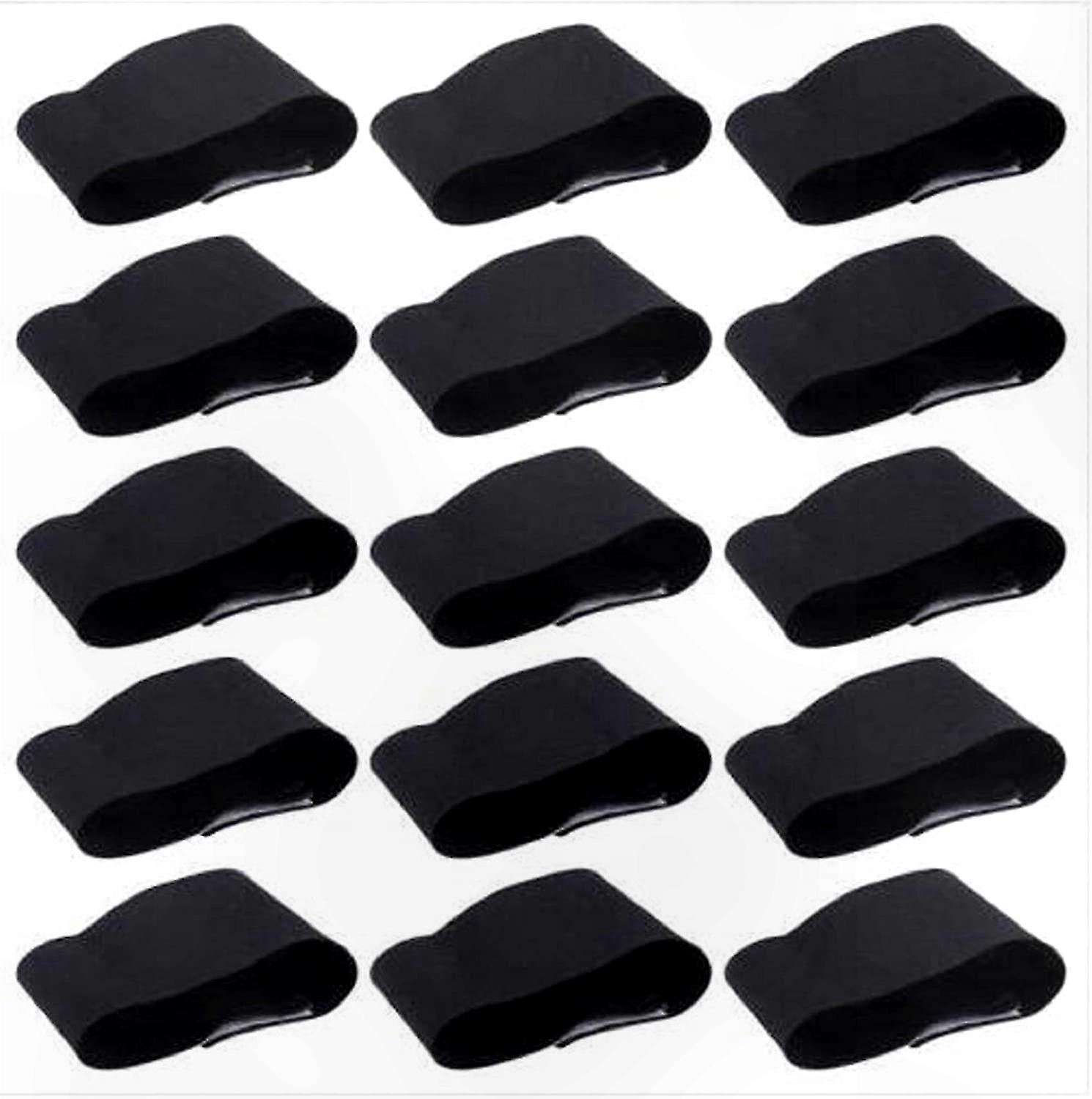 Black Elastic Armbands for Events, Teams, and Mourning (30 Pack)