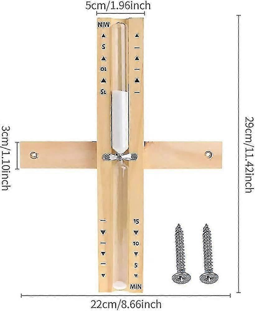 Sauna Timeglas, 15 minutter Sauna Timeglas, Sauna Timeglas, Sand Timer--
