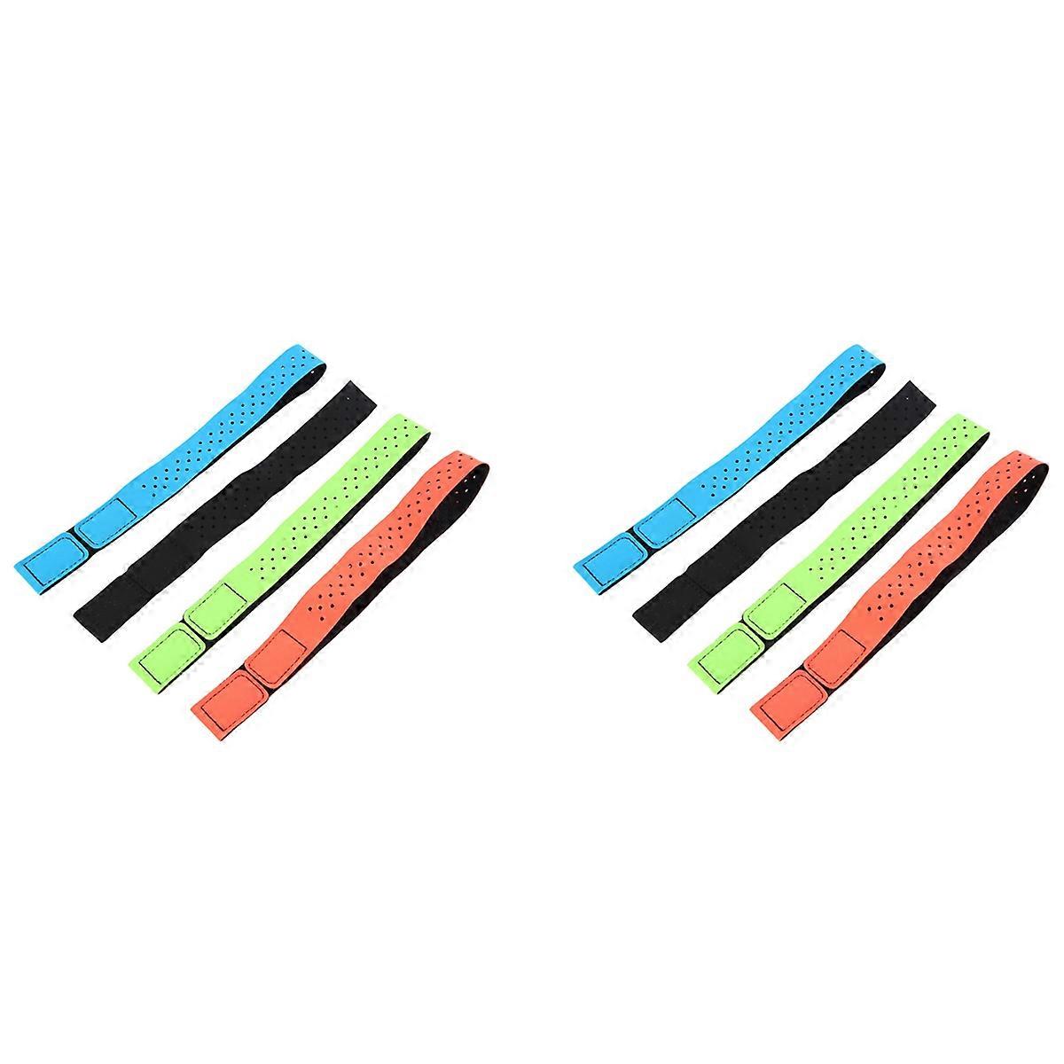 4 Pcs Replacement Heart Rate Monitor Armband Strap Adjustable Replacement Armband Band Universal Spo