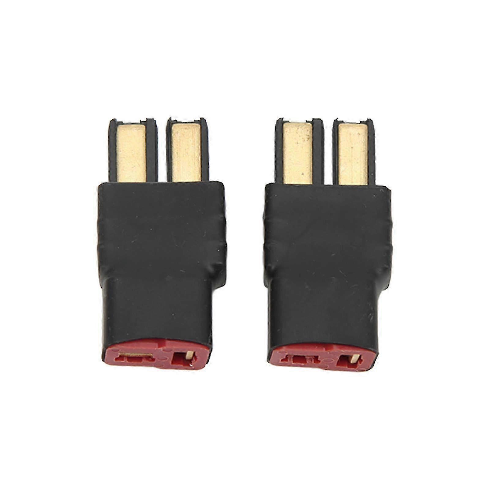 2025 2pcs Male For Traxxas To T Plug Female For Deans Style Connector Adapter For Traxxas Rc Lipo Battery