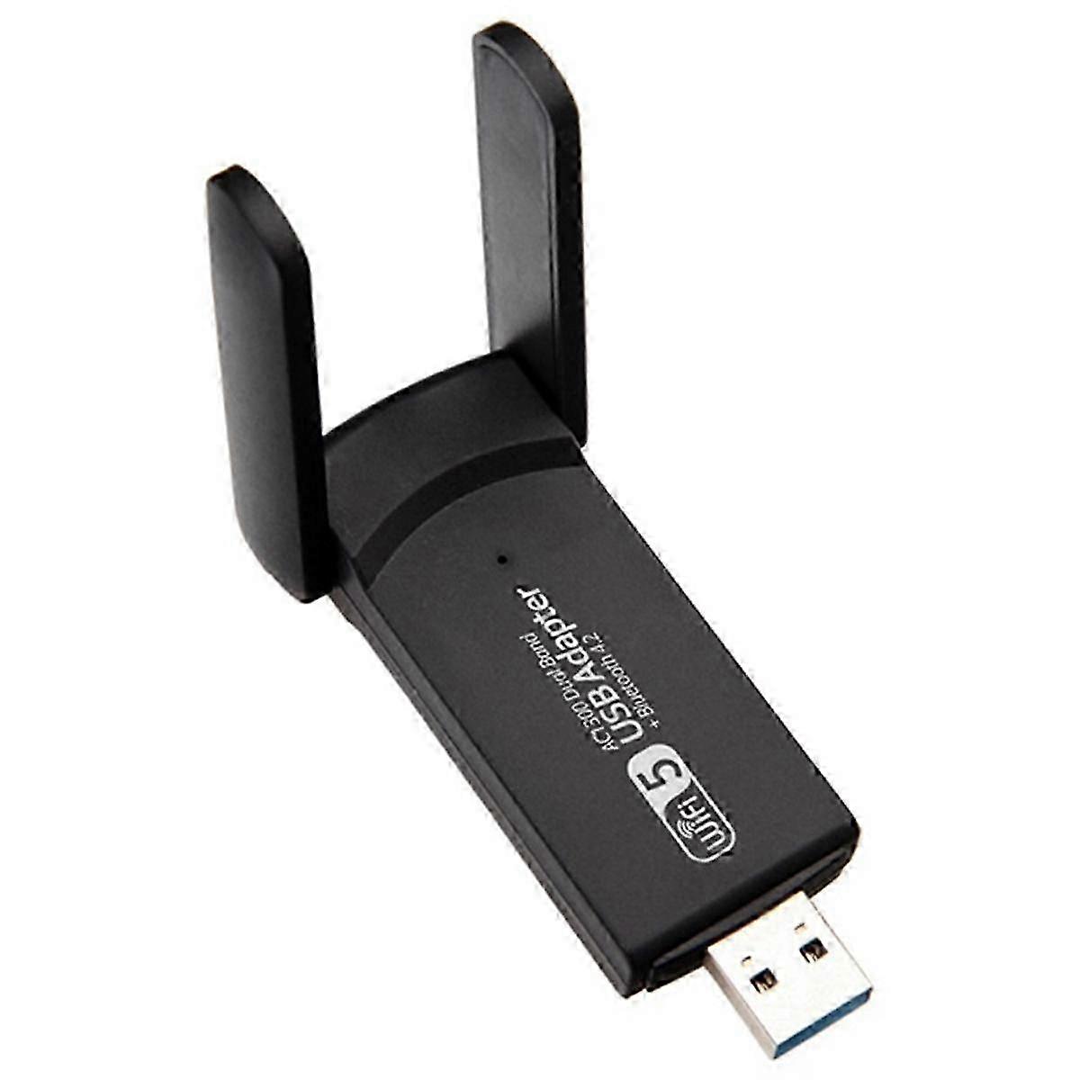 1300Mbps USB 3.0 WiFi Adapter Dual Band 2.4G/5G Wireless Network Card for Desktop PC