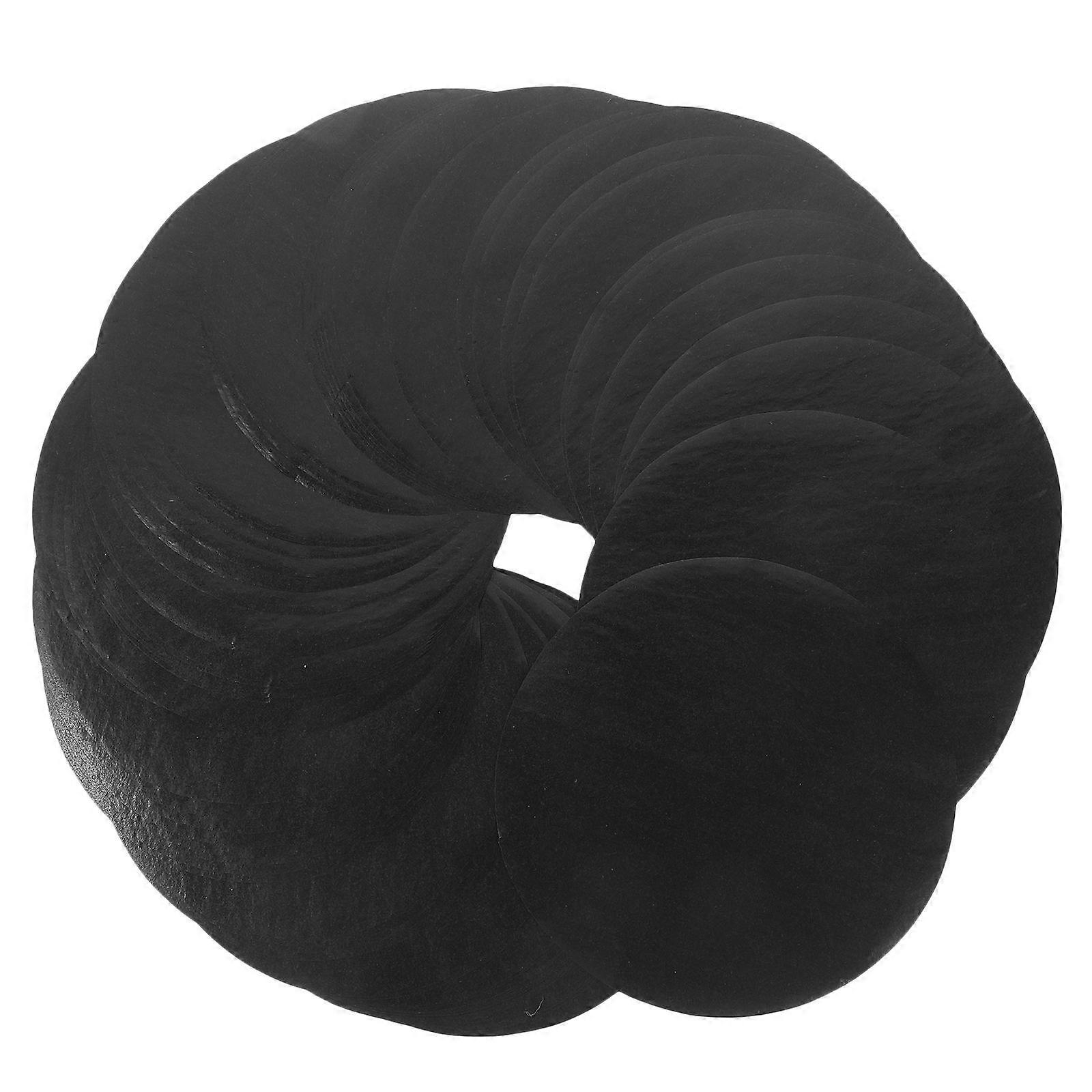 Black Cup Paper Liners Leak-Proof for Drink Sealing 500Pcs Round Paper Pads