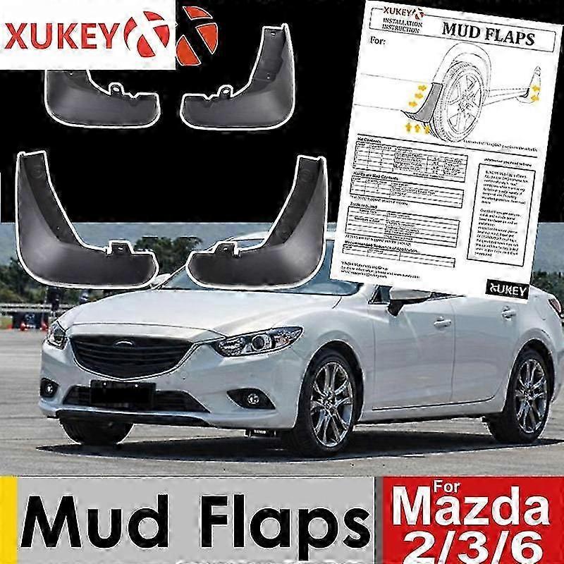 Car Fender Mud Flaps For Mazda 2 DE Mazda 3 BL BM BP Mazda 6 GG GH GJ 2019 2020 Mud Flap Cover Side Skirts Splash Guard Mudflaps 26s