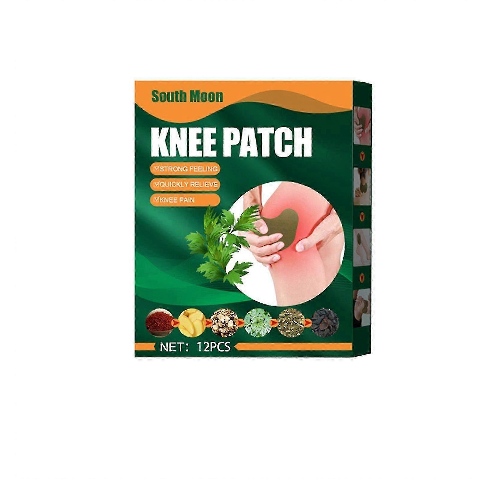 South Moon 12pcs Knee Selfheating Moxibustion Patches Deep Penetration Relieve Pain Release Tension