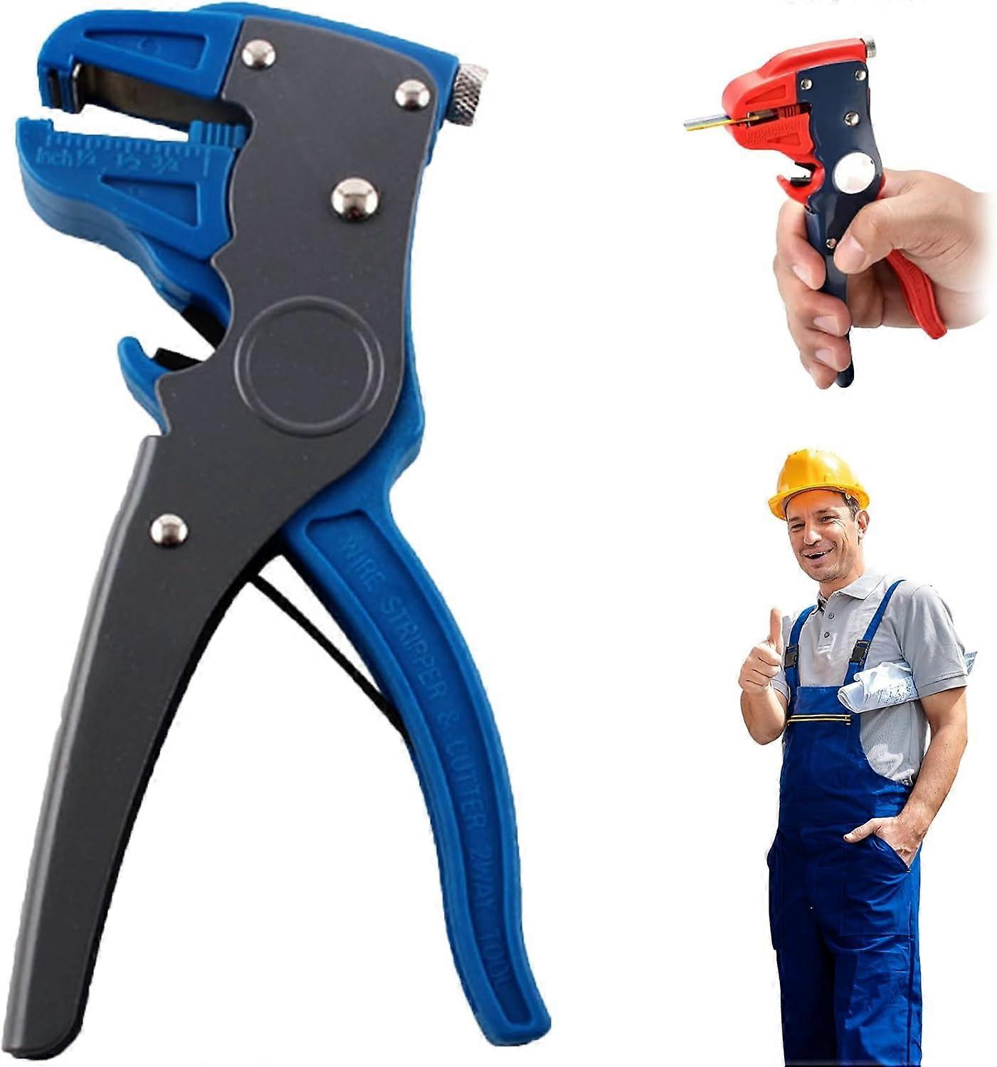 Quickstriper Wire Stripper, Self Adjusting 2-in-1 Cable Stripper Tool for Wire Repair, Compatible with Vista