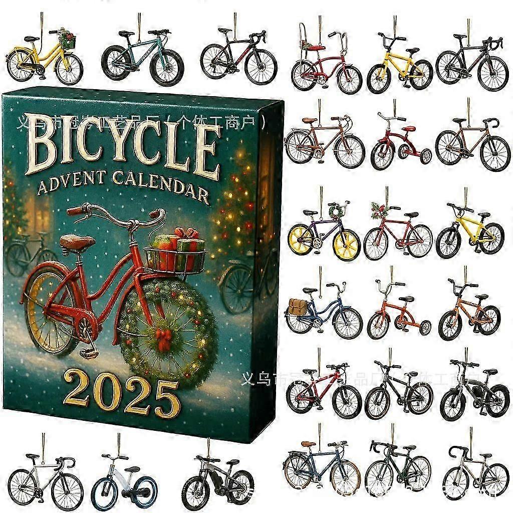 Bicycle Themed Advent Calendar 2025  24 Days of Bike Surprises, Perfect Christmas Countdown for Cyclists, Bike Enthusiasts & Collectors, Unique Holida