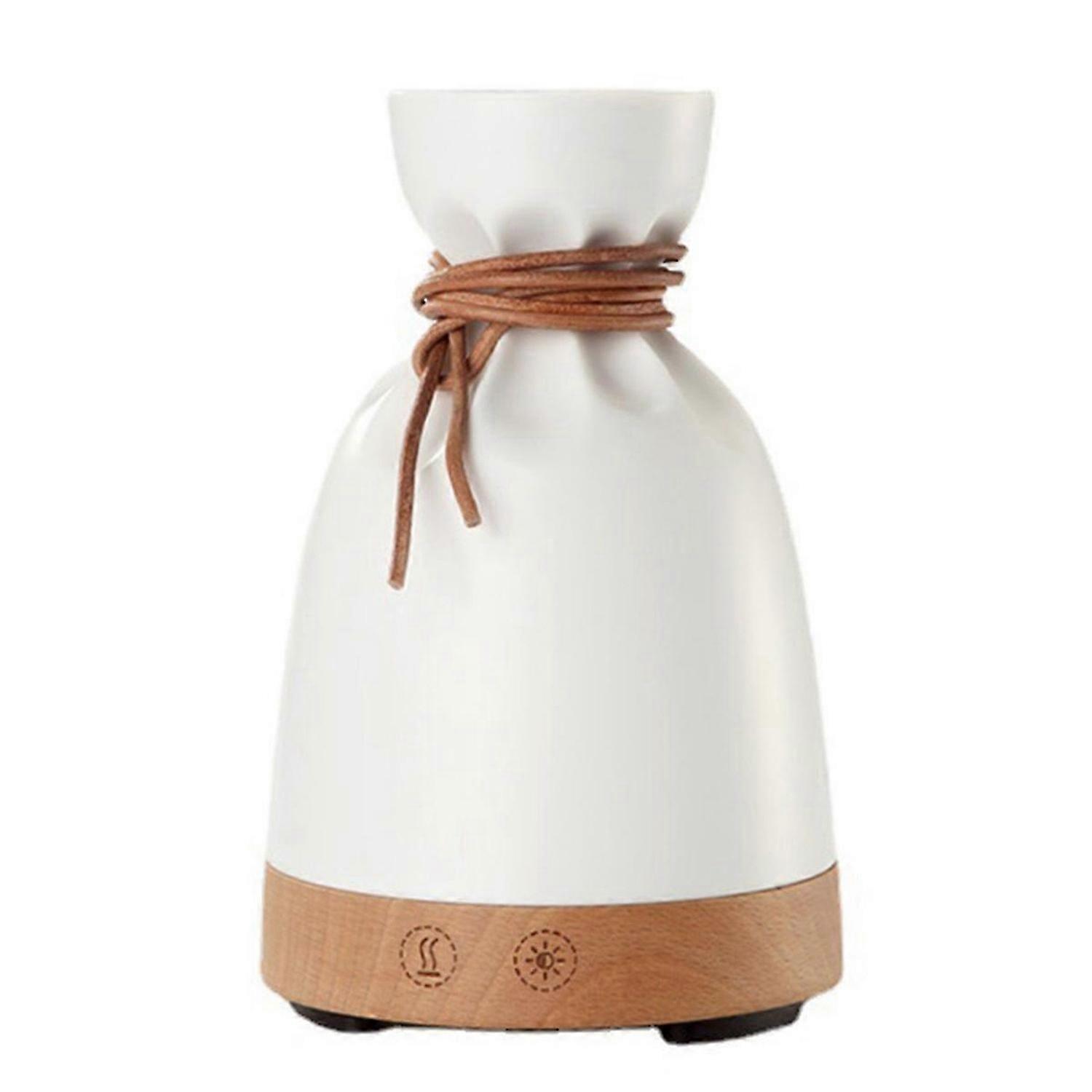 Small Bag Aroma Diffuser, Portable Ultrasonic Humidifier with Solid Wood Design, Essential Oil Arom