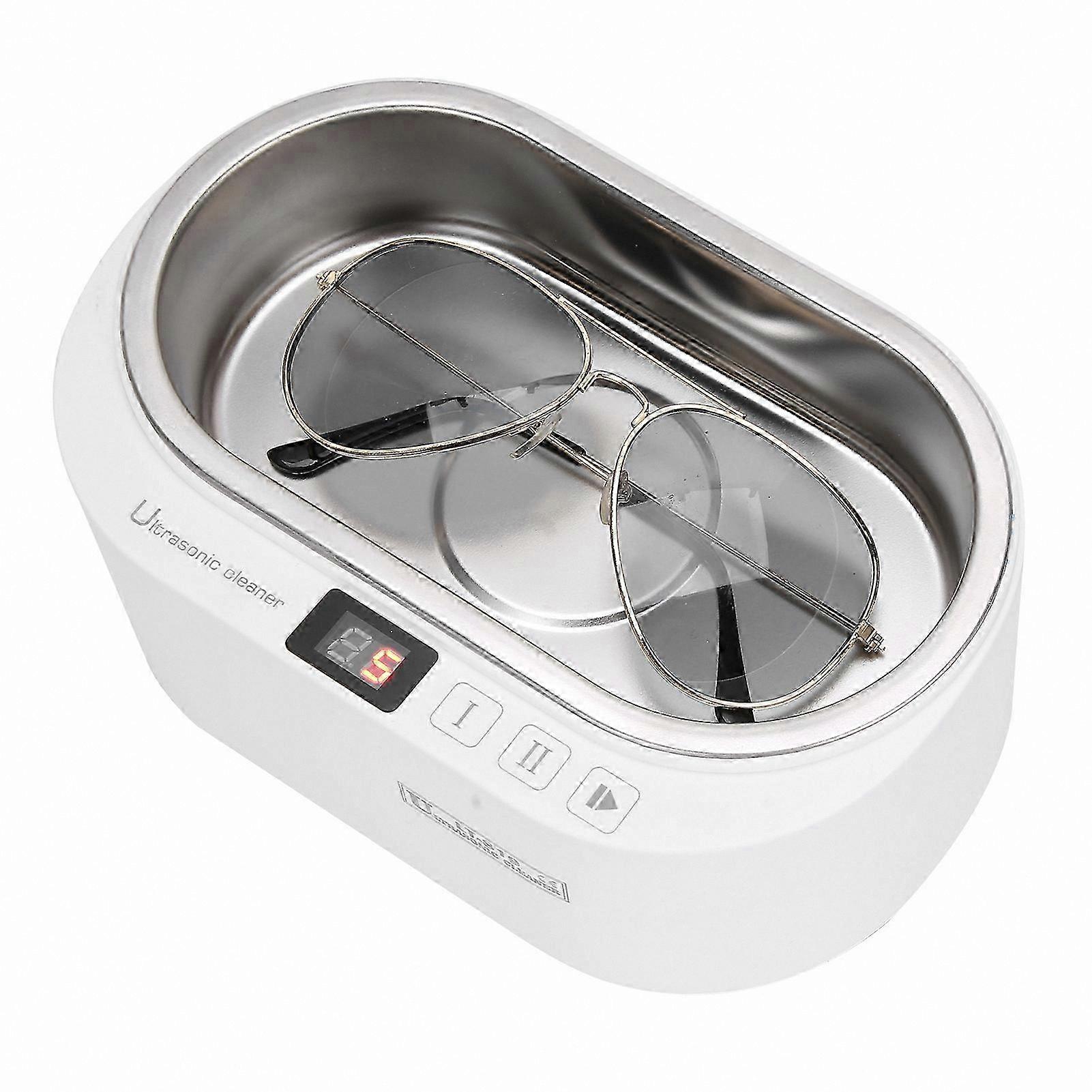 600ml Ultra Cleaner with Touch Control and LED Display 20x13x9.5cm Portable Design for Various Cleaning Needs