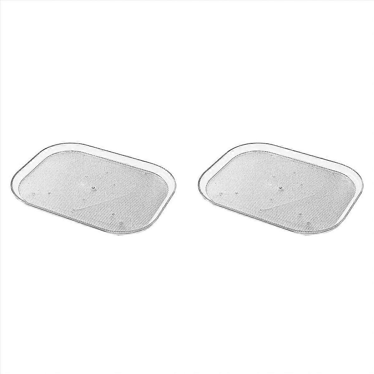 Organizer for Refrigerator 360 Rotatable Rectangle Storage Rack