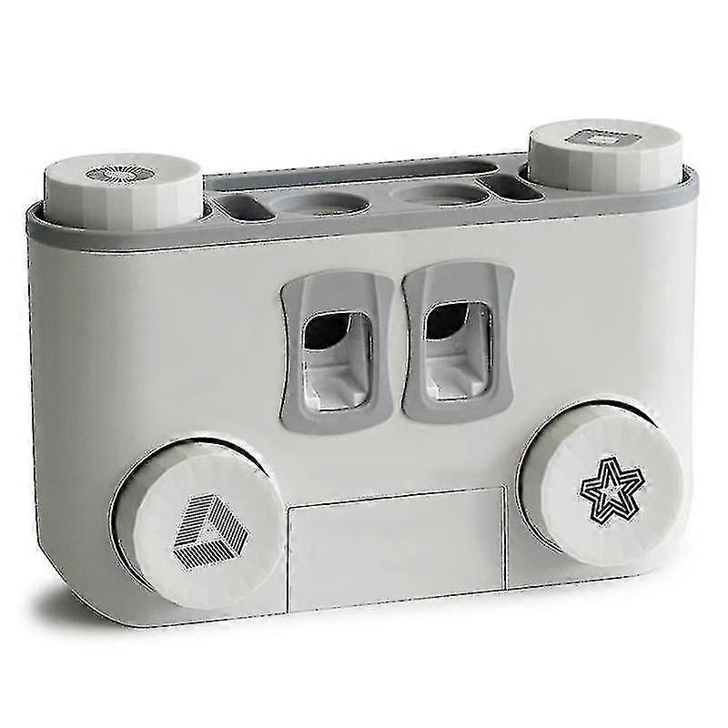 Bathroom Accessories Wall Mounted Toothpaste Squeezer Automatic Toothpaste Dispenser Removable Shelf