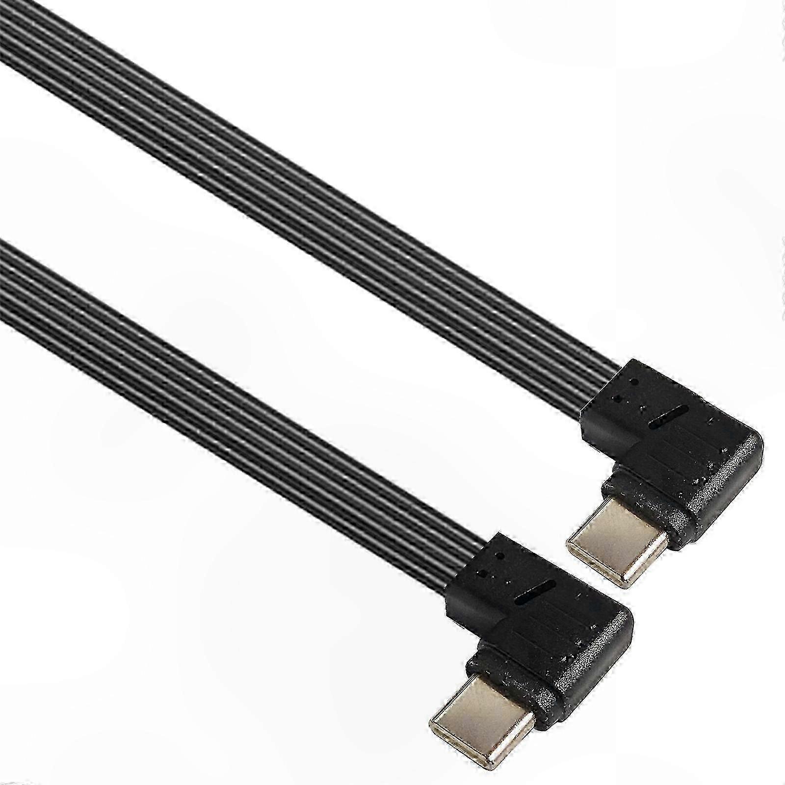 90 Degree USB C to Type C Fast Charging Cable for Devices Multicolor