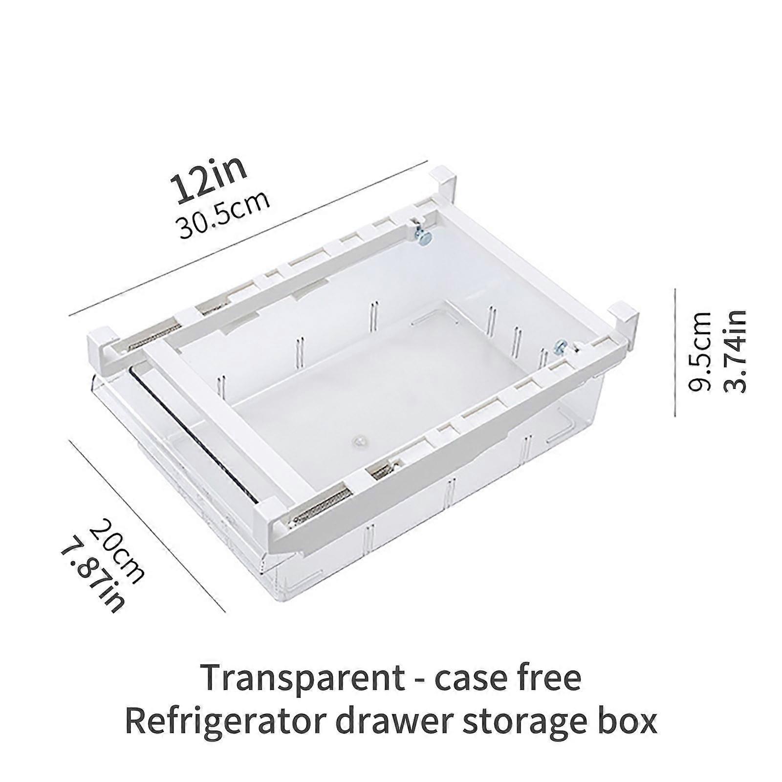 Plastic Drawers Storage, Household multifunctional refrigerator storage box, drawer type food storage box, Storage Bins with Drawers