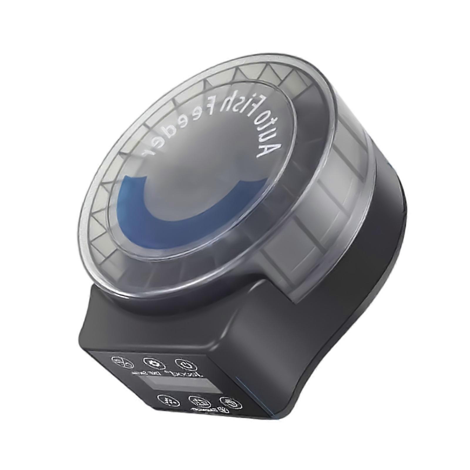 140ml Aquariums Fish Feeder with Timer for Convenient Feeding in Fish Tanks Battery Operated Multicolor