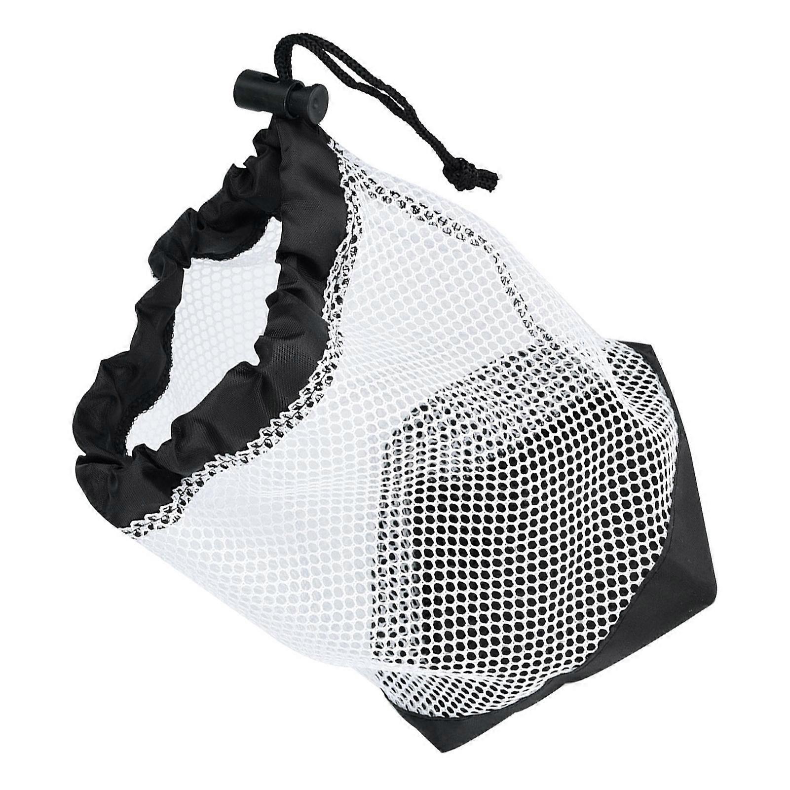 Nylon Mesh Drawstring Pouch 36 Golf Balls Holder Storage Net Bag Golf Accessory