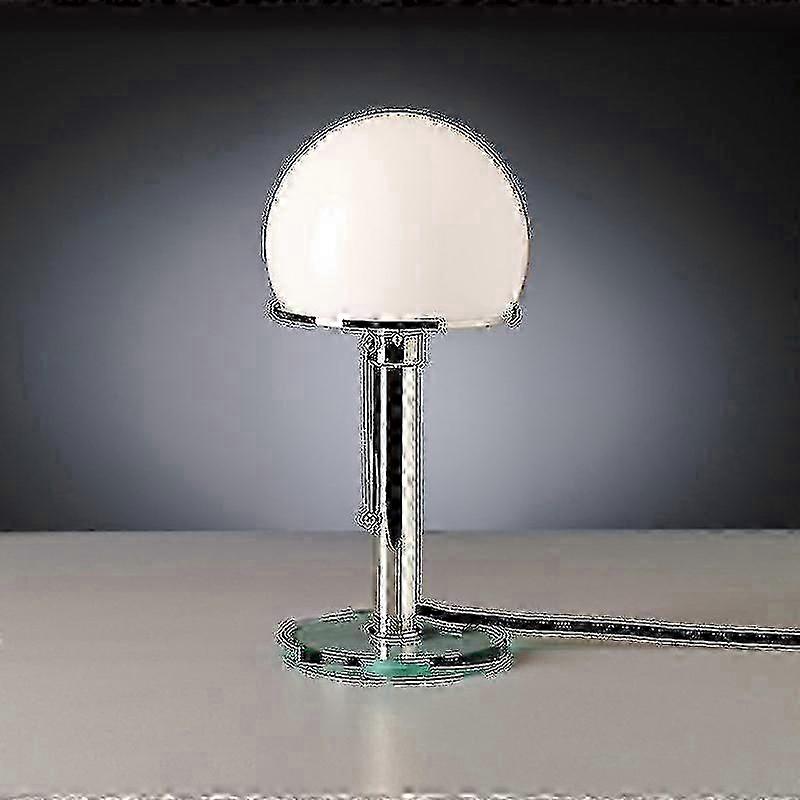 Glass table light for bedroom with minimalist design