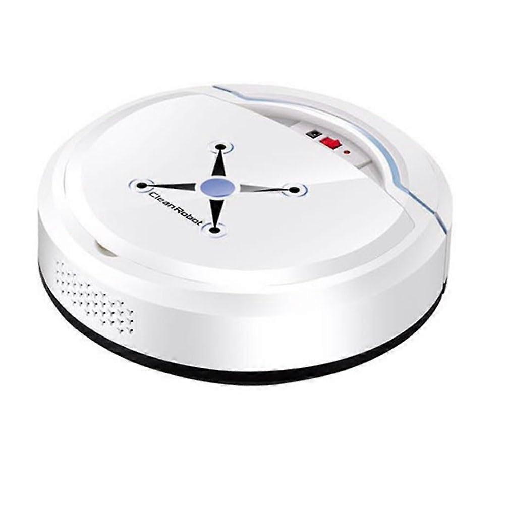 Robotic Vacuum Cleaner White With Quiet Operation And Low Noise And Comprehensive Floor Coverage