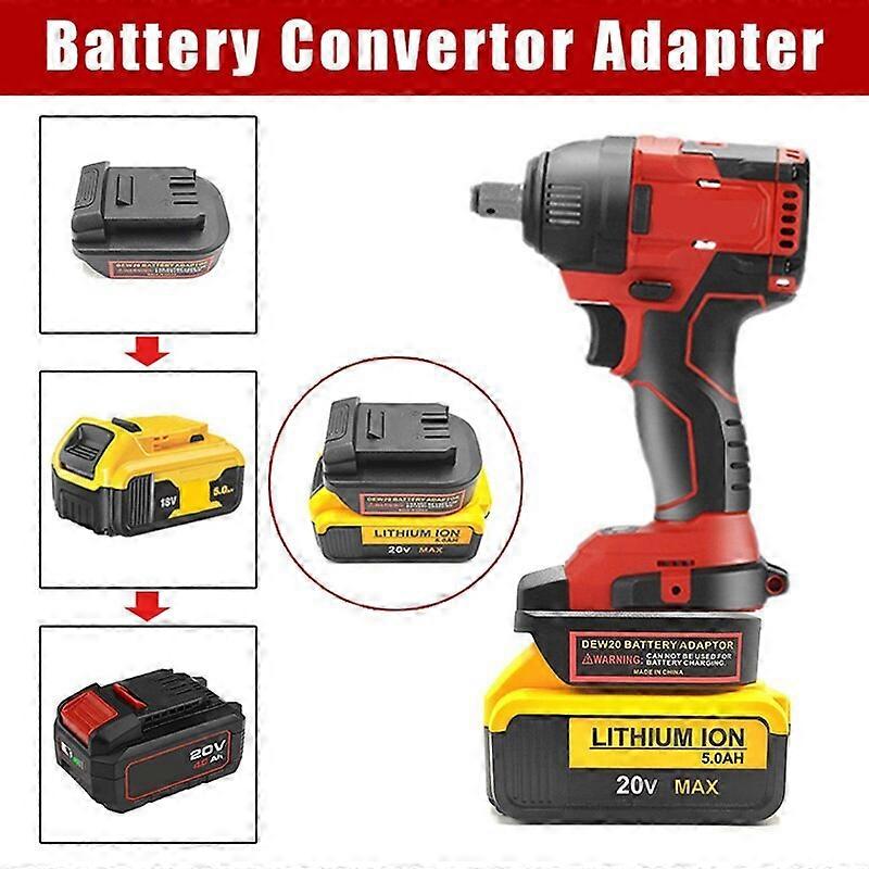 Adapter Converter for Dewalt 18V 20V Li-ion Battery To for Devon 20V Power Tools