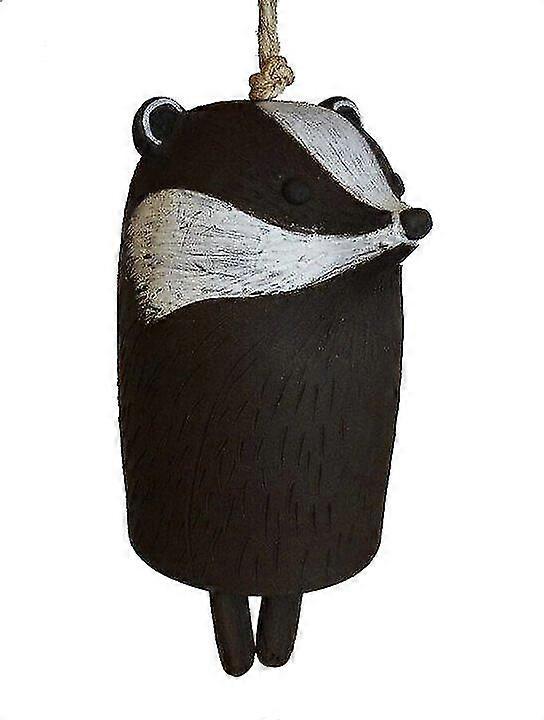 Vacker rustika djurvind chimes, handgjorda trädgårdsdekor