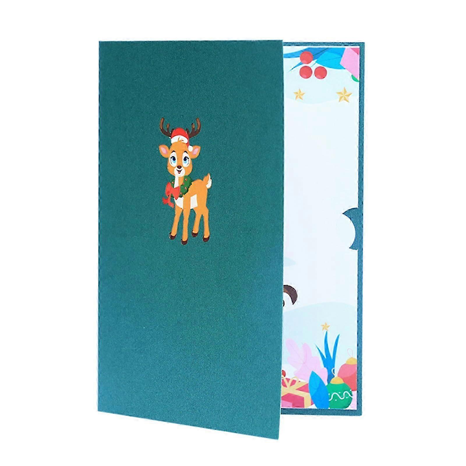 Christmas Cards Christmas Tree Winter Gift Pop-Up Cards Christmas Decoration