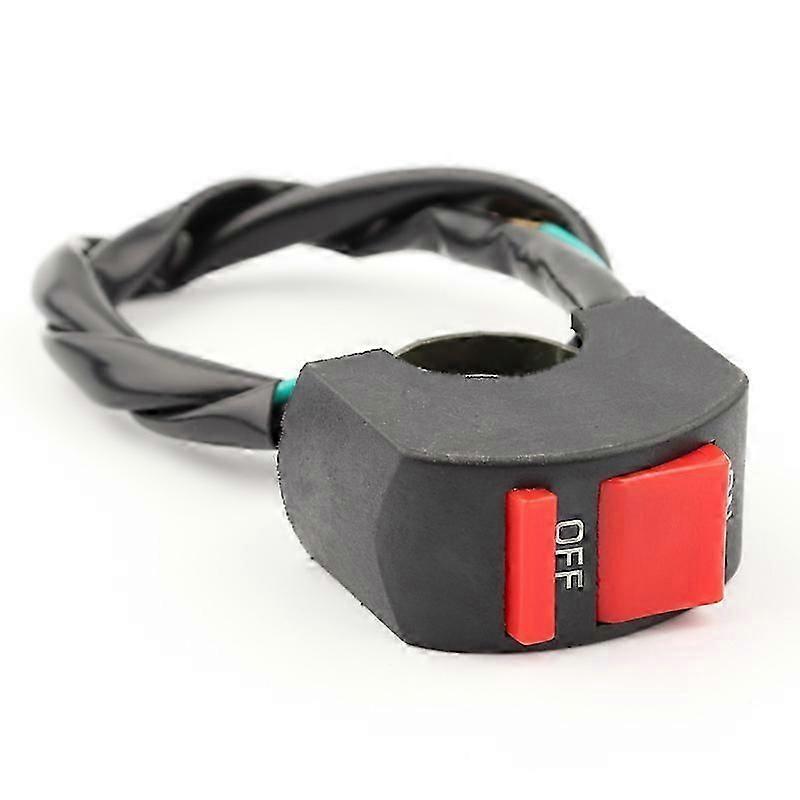 Motorcycle Handlebar Switch Button 12V Button Connector Handlebar Switch for Electric Star Pressure Waterproof Control Switch
