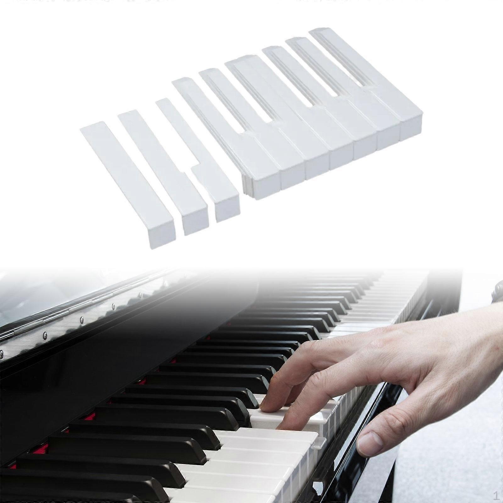 Piano Keytops Key Tops Acrylic Instrument Accessory Easy to Install Repair Tool Keyboard