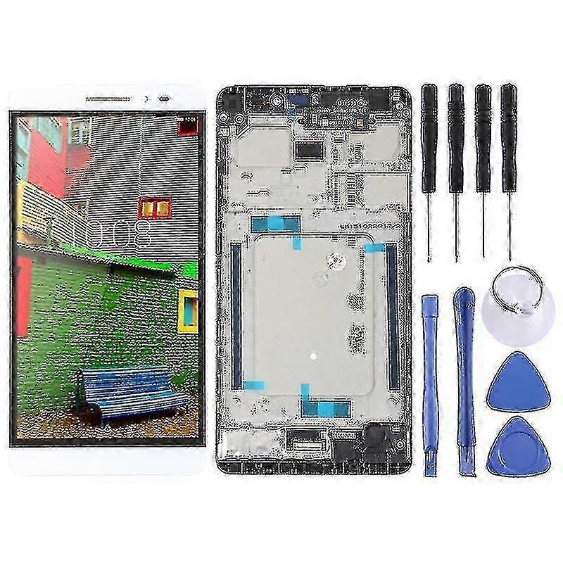 LCD Screen and Digitizer Full Assembly with Frame for Lenovo PHAB Plus PB1-770 PB1-770N PB1-770M