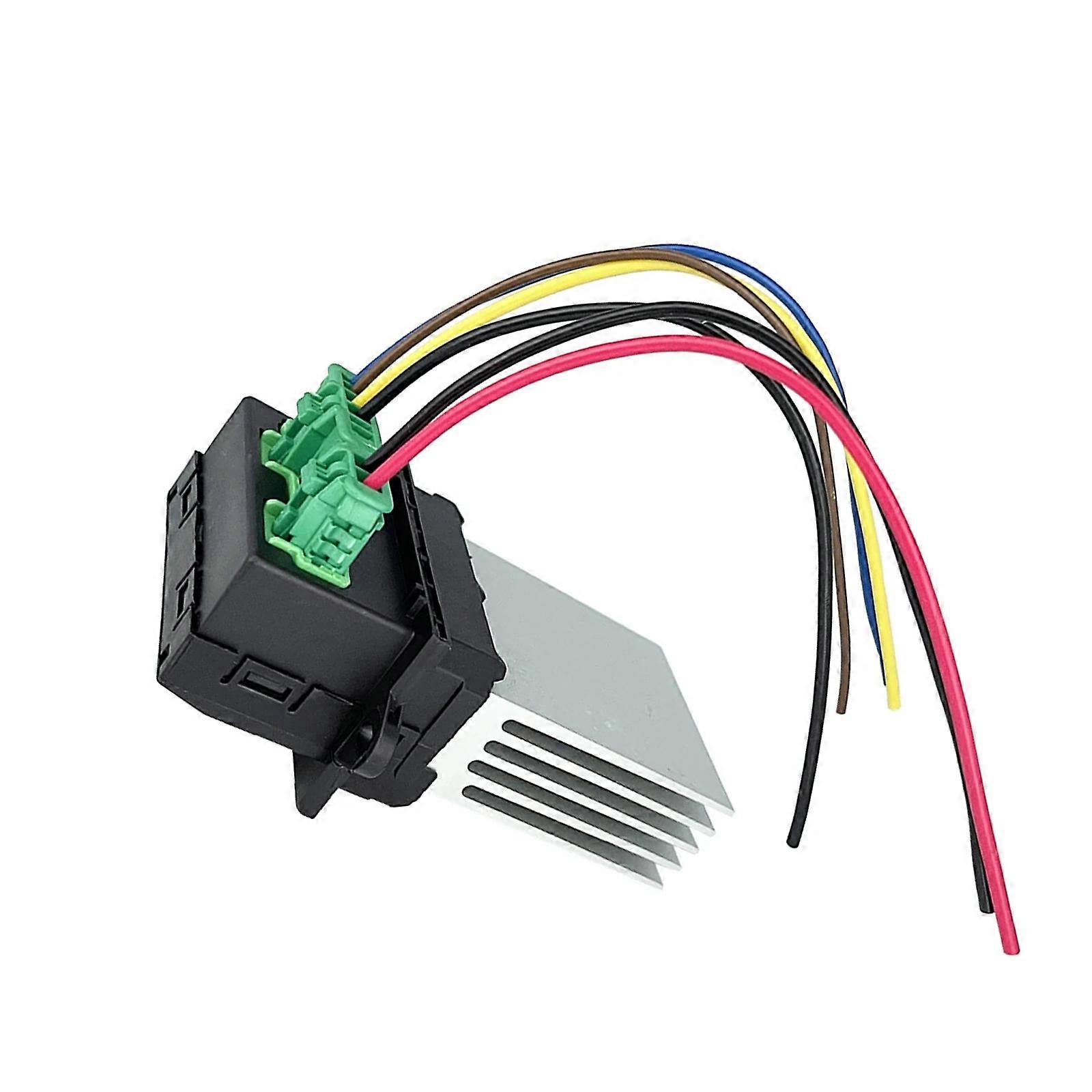 Precise Engineered Heater Fan Resistor Multiple Vehicle Compatibility Weatherproof Connection System T1000948E F657165W Multicolor