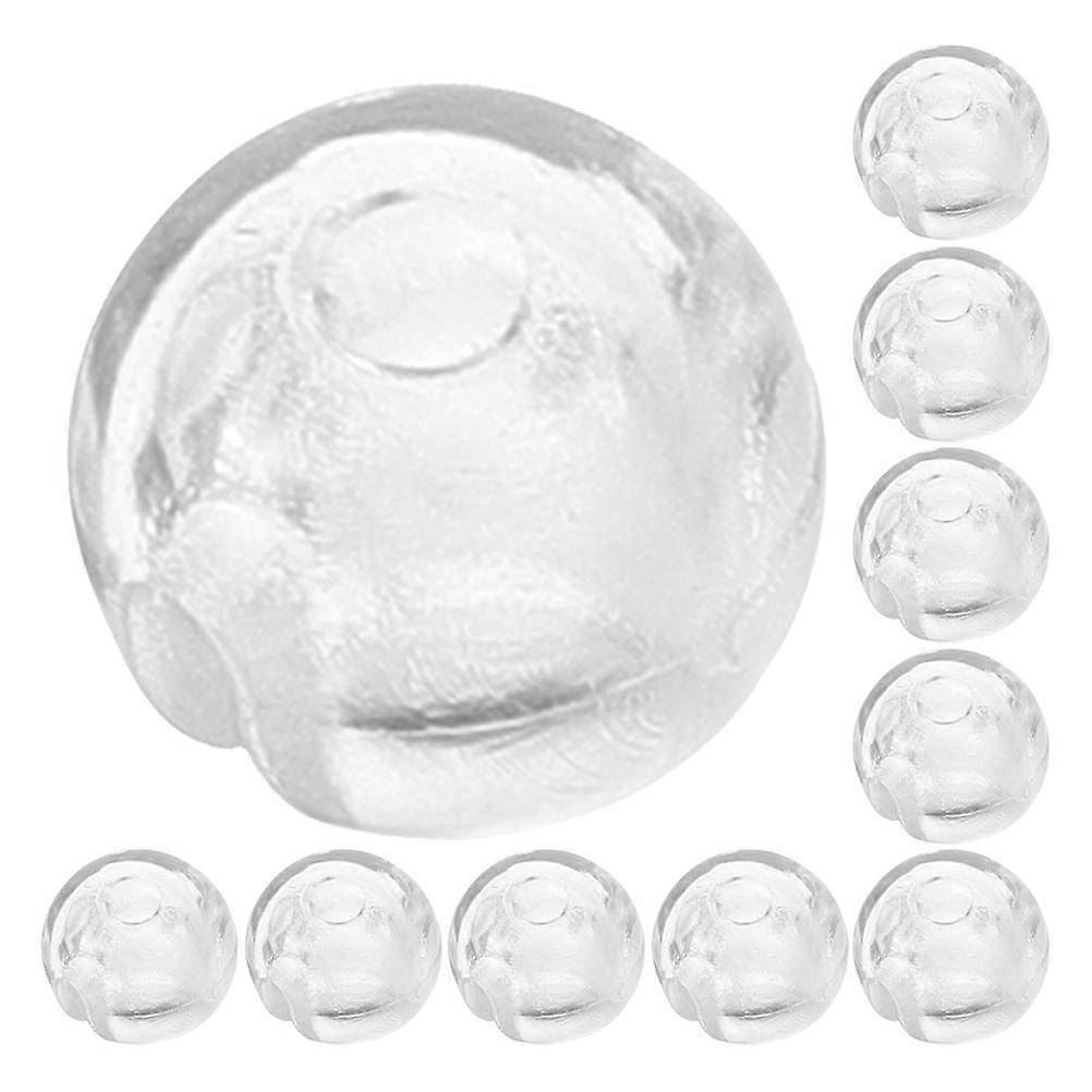 Clear Vertical Blind Beaded Chain Stopper Accessories 12Pcs Set